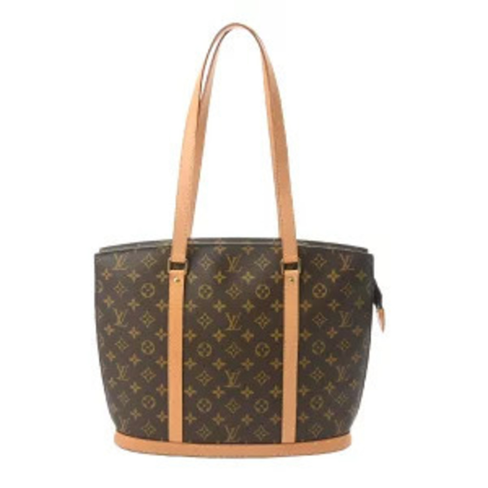 Louis Vuitton Monogram Babylon Canvas Tote Bag Brown